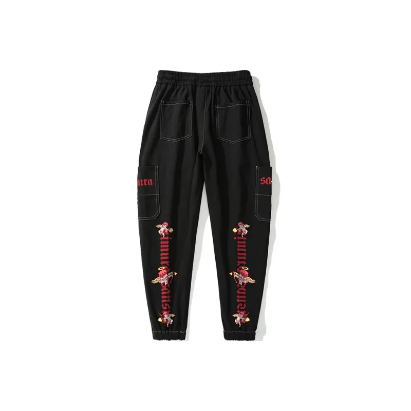 SANSYAS Jogger Jeans Unisex Black-0