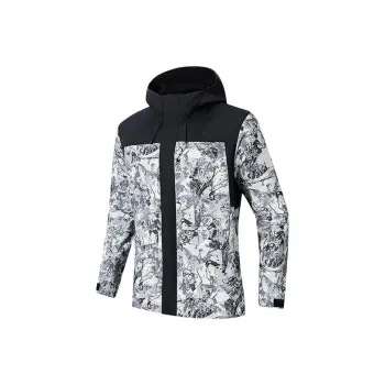 Anta Outdoor Collection Jackets Coats Men's Basic Black/All Over Print