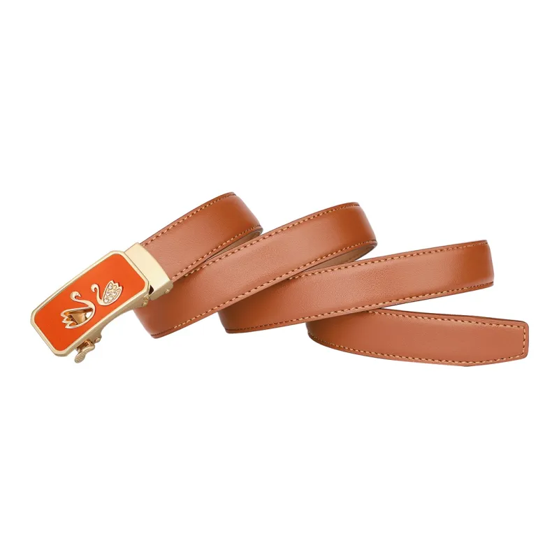 CATELLES Cow Split Leather Belts Women's 2.4cm-24