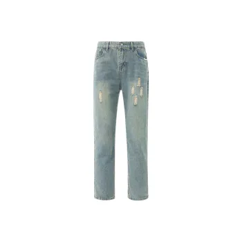 TEPOR Jeans Unisex Vintage Blue