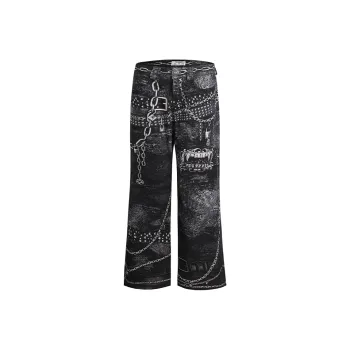 DND4DES Cargo Pants Unisex Gray