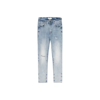 CLIMAX VISION Jeans Unisex Washed Blue