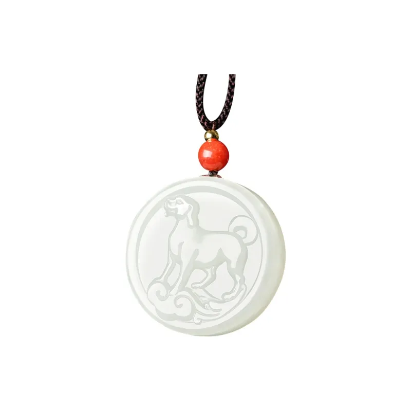 KUNYUYAO Pendants Pale Greenish White Jade Unisex-24