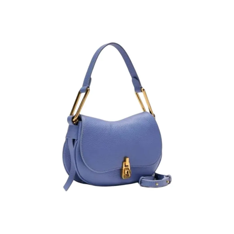 COCCINELLE Magie Cow Leather Shoulder Bag, Crossbody Bag, Handbag Mini Women's Blue-1