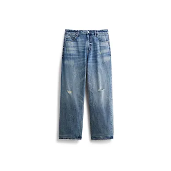 PEACEBIRD MEN Jeans Men's Denim Medium Blue Batch 1