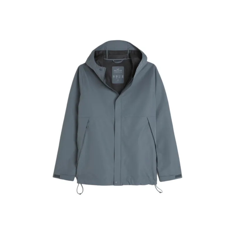 Hollister Jacket Men's Dark Blue Gray-0