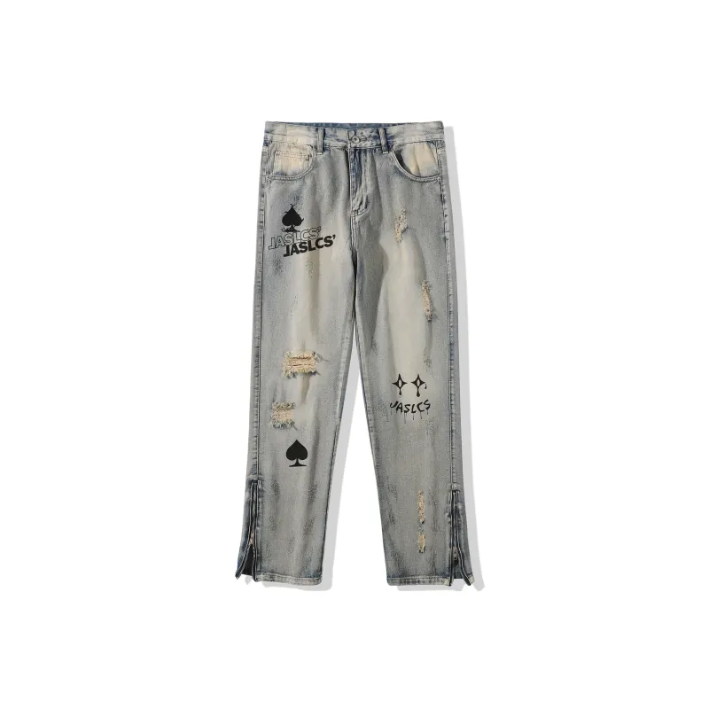 Jaslcs Jeans Unisex Nostalgic Blue-0