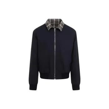 Bottega Veneta Reversible Checked Blouson