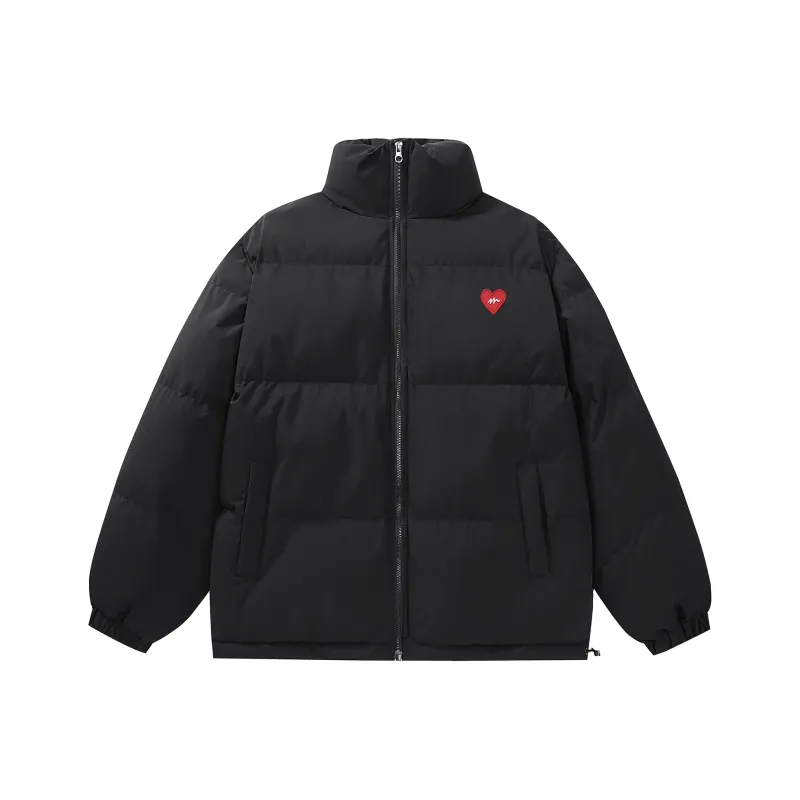 TEN MIRO Peach Heart Series Puffer Jacket Coat Unisex-0