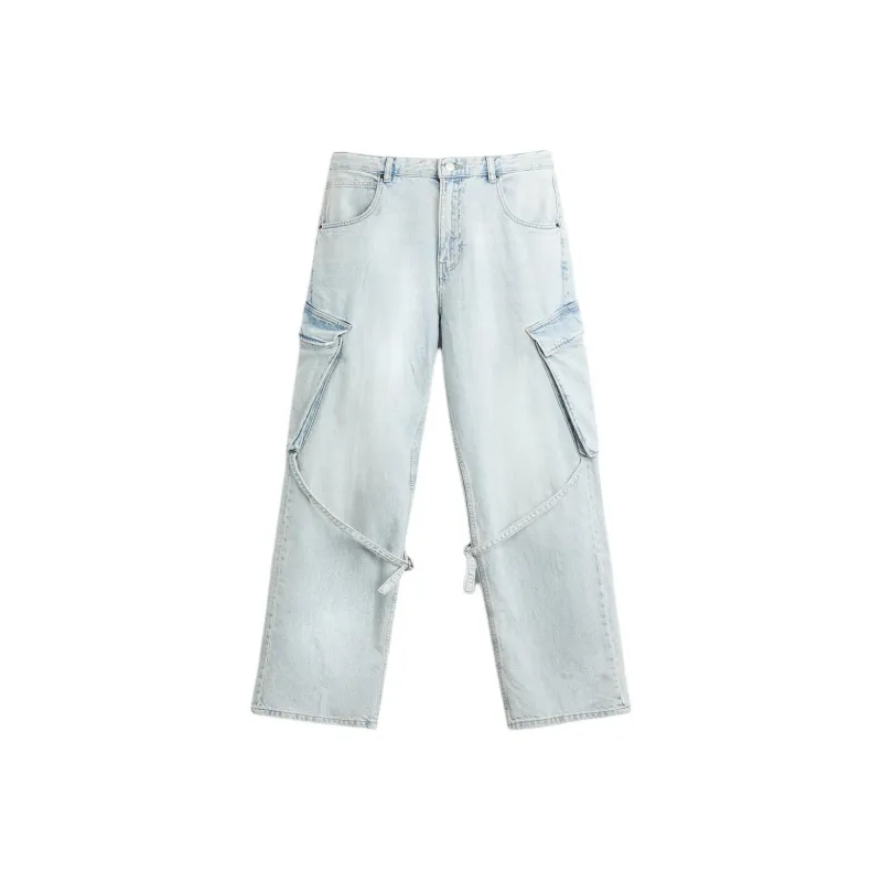 ZARA Jeans Men Light Blue-0