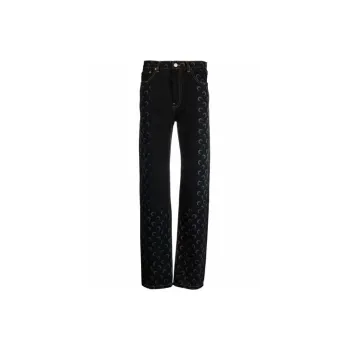 Marine Serre Jeans Unisex Black
