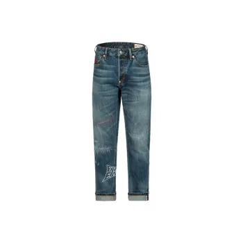 EVISU Jeans Men Denim Blue