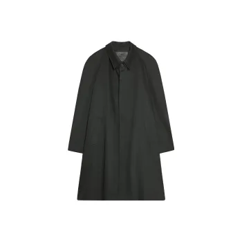 ZARA Trench Coats Men Black