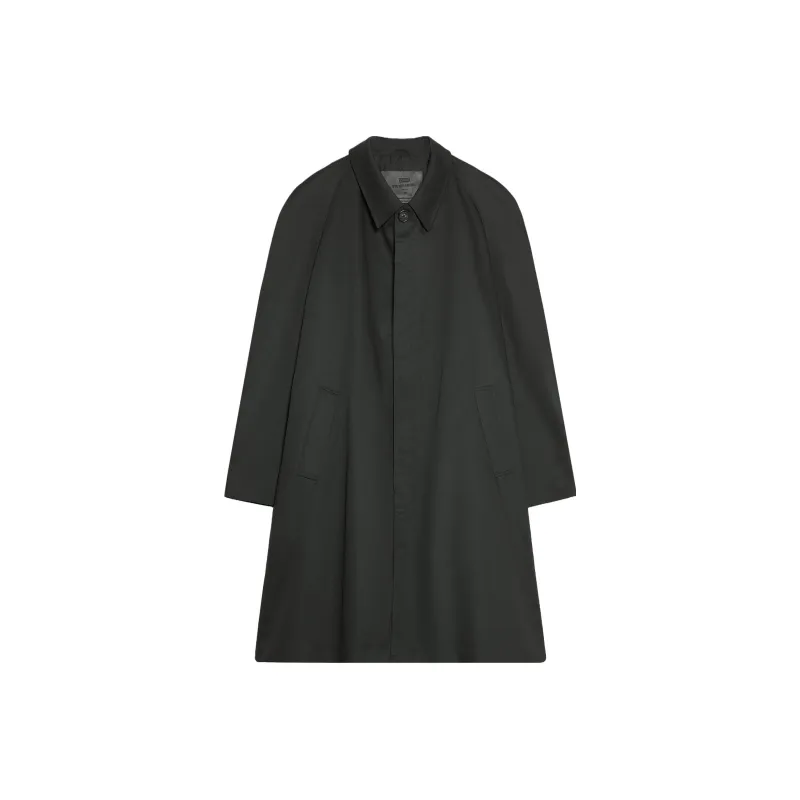 ZARA Trench Coats Men Black-0
