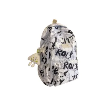 Tonlion Nylon Fabric Backpack Unisex Multicolor