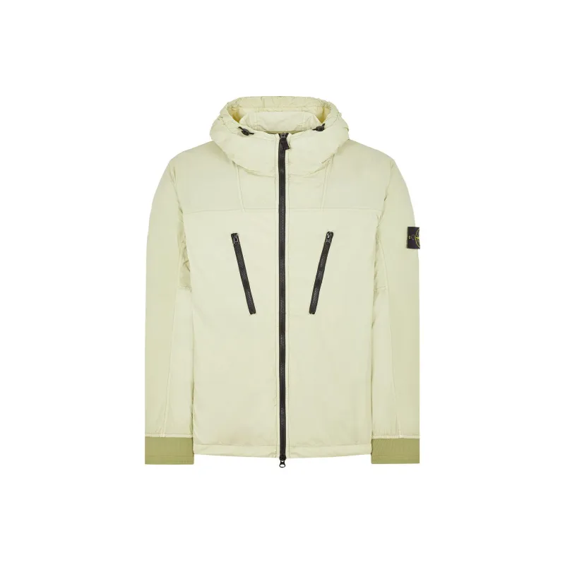 STONE ISLAND Foldable Logo Patch Zip Up Jacket-0