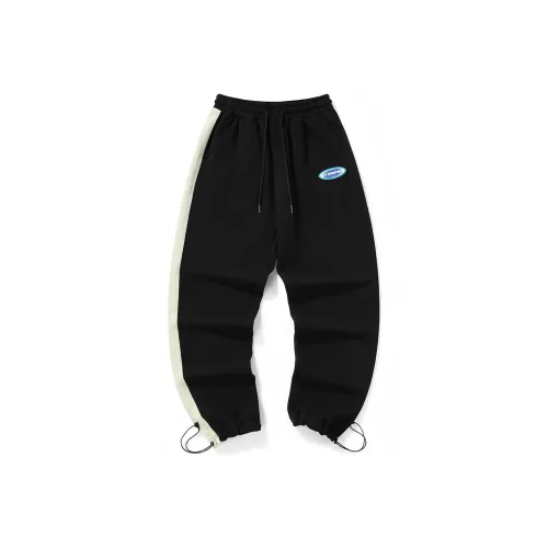 BIRDTALK Knitted Sweatpants Men Black