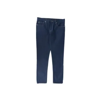 OFF WHITE Diag Stripe Printed Skinny Jeans