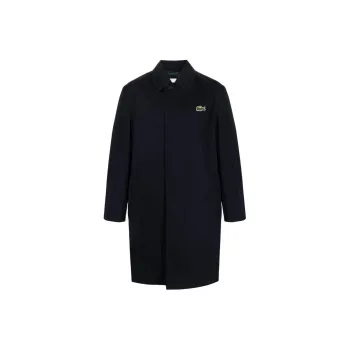 LACOSTE Trench Coats Men Blue