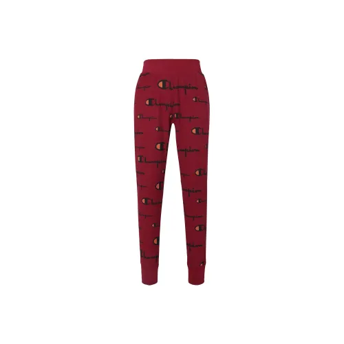 Champion Sports Pants US Version Unisex Cherry Red