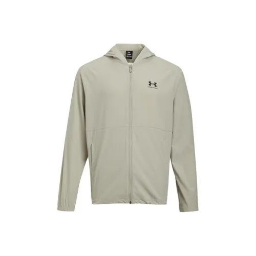 Under Armour Jackets Coats Men's Khaki Gray
