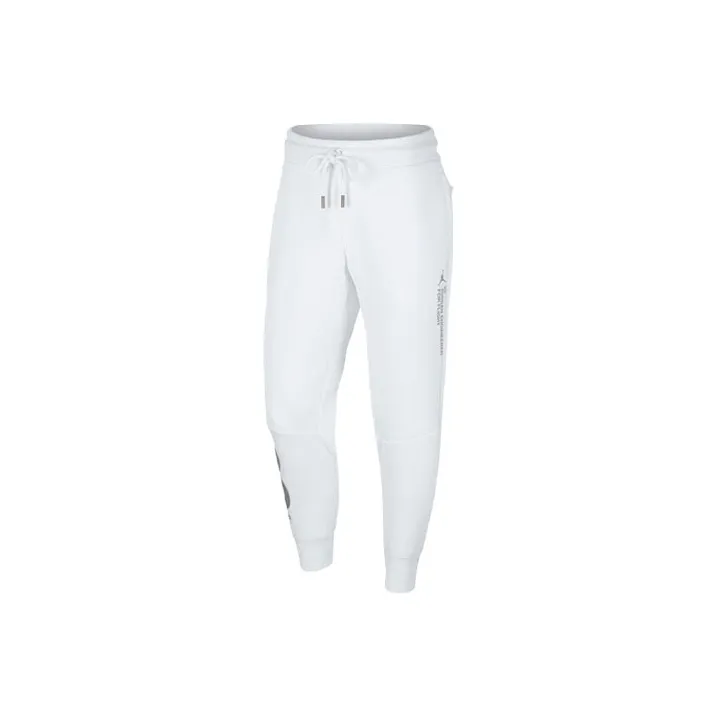 Jordan Knitted Sweatpants Men White-0