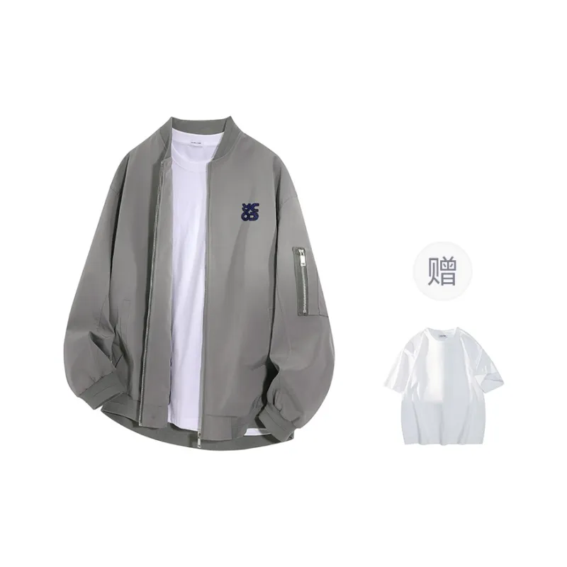 YOSICIL Jackets Coats Unisex Navy Blue-14