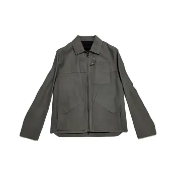 DIOR FW23 Leather Jacket Men's Black