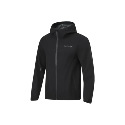 LiNing Lotus Leaf Trench Coat Men's Black