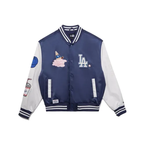 New Era Los Angeles Dodgers Jackets Unisex Navy Blue