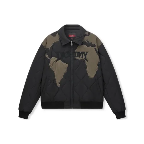 DICETINY Jackets Coats Unisex Black