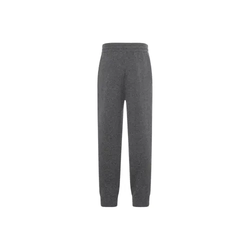 Burberry Knitted Sports Pants Men's Dark Charcoal Gray