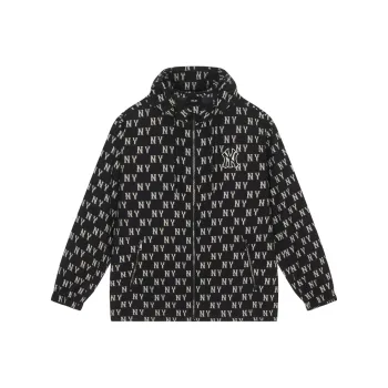 MLB MONOGRAM Reading Collection New York Yankees Jackets Coats Unisex Black