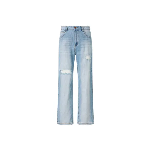 GTRG Jeans Unisex Colorful Blue