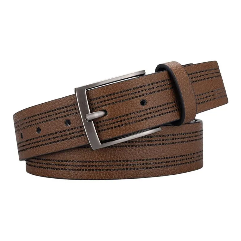 JEANSWEST PU Leather Belts Men's 3.4CM-8