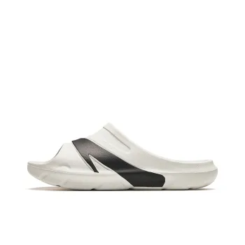 Anta C37 Series Shock Absorbers With Slip Resistant Features Slide Slippers Women's White Black