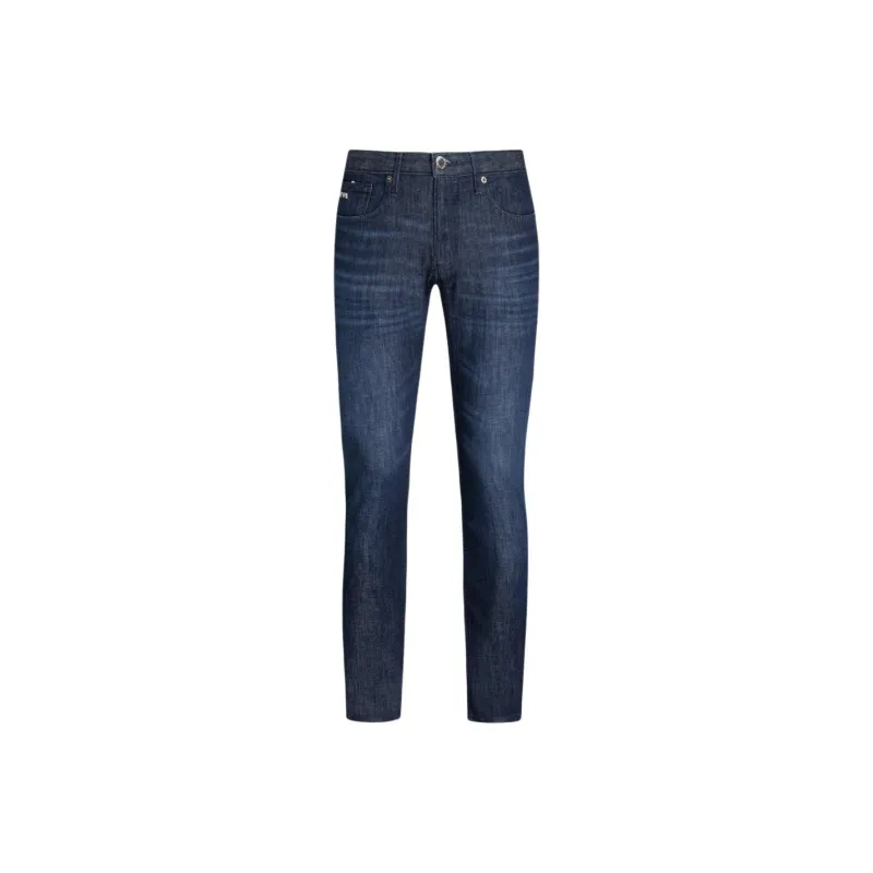 EMPORIO ARMANI Logo Plaque Slim Fit Jeans-0