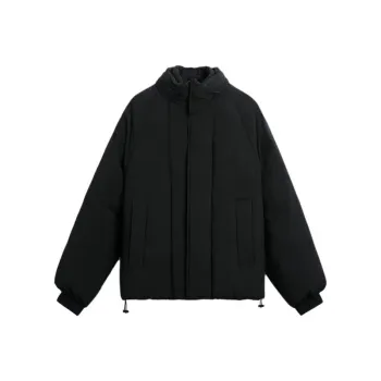 ZARA Puffer Jackets Men Black