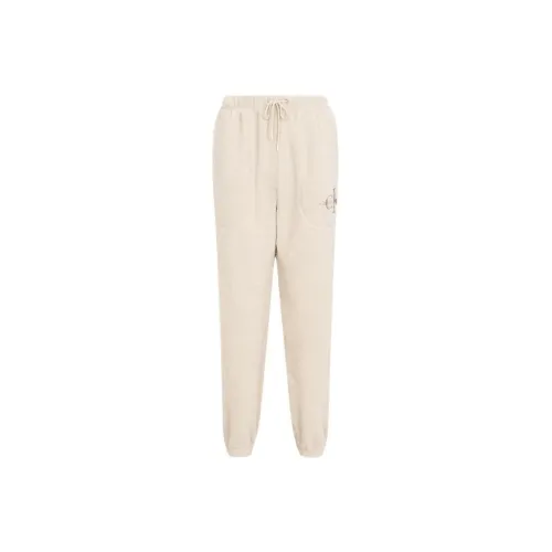 CALVIN KLEIN Sports Pants Unisex Ecru