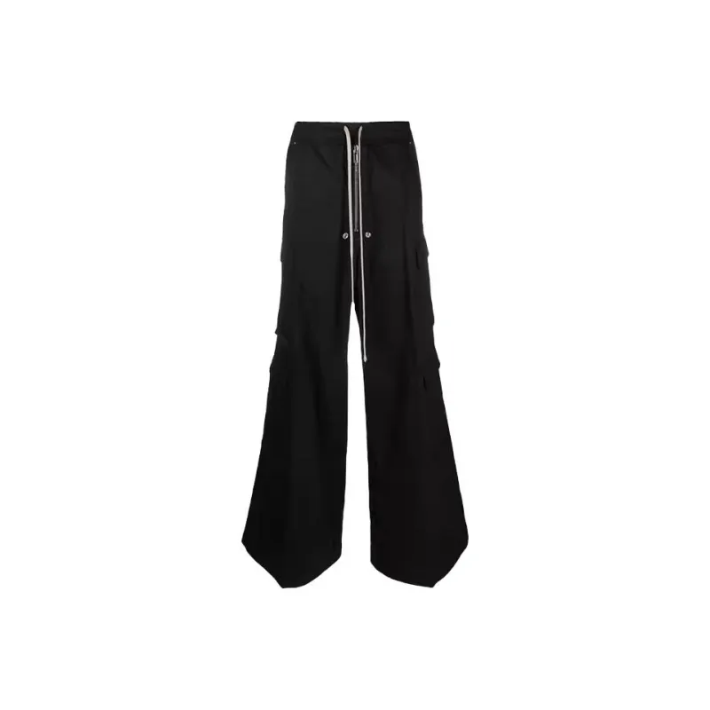 Rick Owens DRKSHDW Cargobelas Drawstring waist Trousers-0