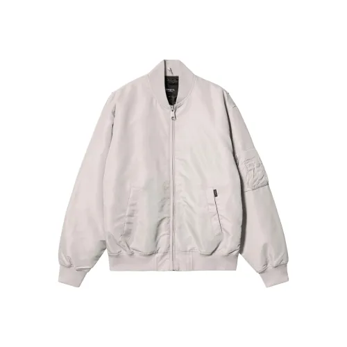 Carhartt WIP SS24 Otley Bomber Jacket Unisex Silver Gray