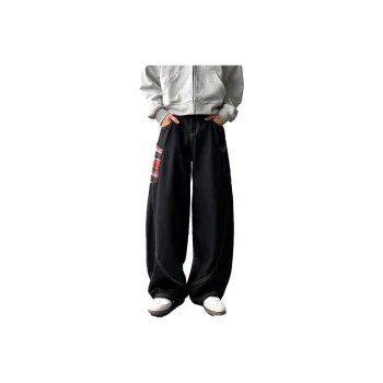 QOTRIOCK Jeans Men Black