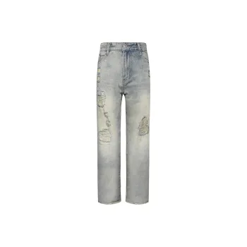 COOLALPACA Jeans Unisex Yellow Mud Denim