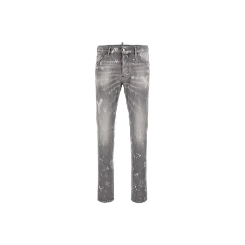 DSQUARED 2 Cool Guy Bleached Effect Slim Cut Jeans