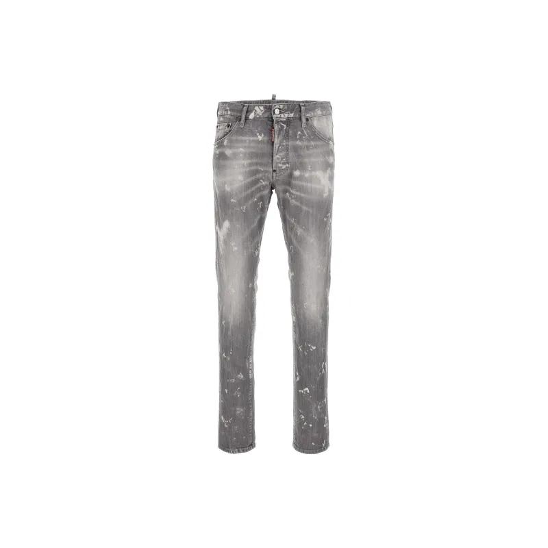 DSQUARED 2 Cool Guy Bleached Effect Slim Cut Jeans-0