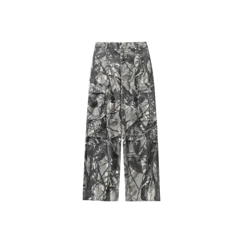 RICE NINE TEN Jeans Unisex Fallen Leaves Gray