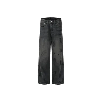 YINLEI Jeans Unisex Black
