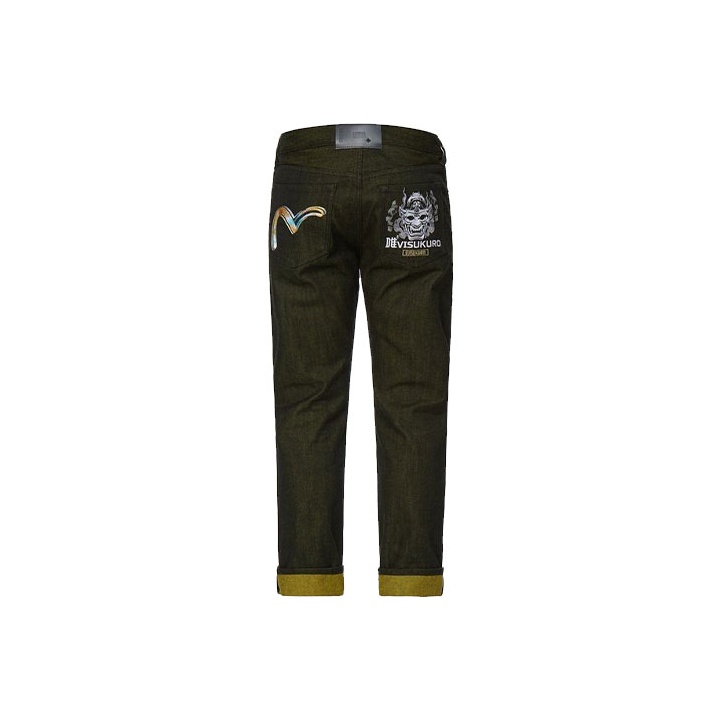 EVISU Jeans Men Denim Blue - POIZON