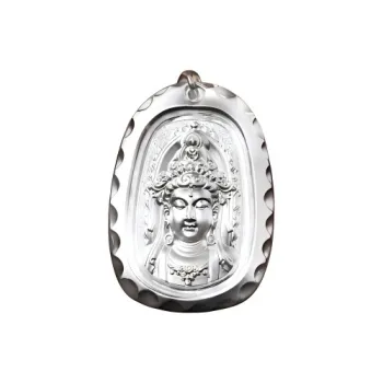 Old Qingyun Silver Building 999 Fine Silver Pendants Unisex