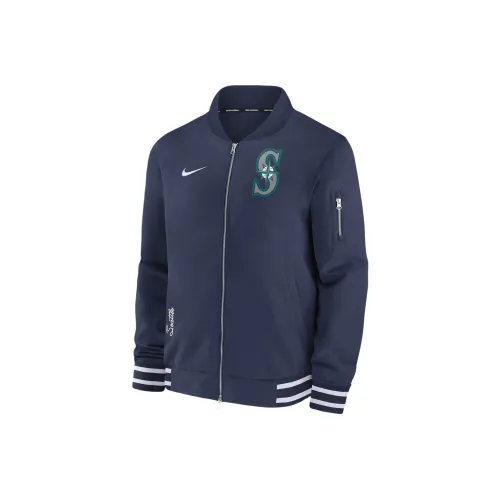 Nike Seattle Mariners Authentic Collection Jackets Coats Men's Marine Blue